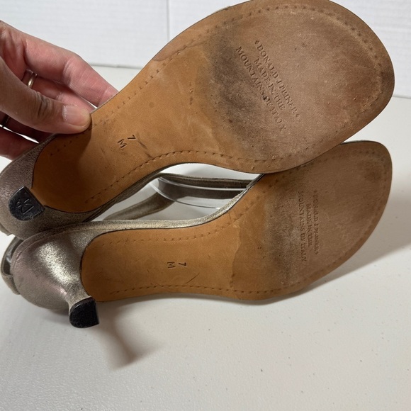 Vintage Donald J Pliner Slingback Y2K 90s Women's Open Toe Heels Size 7 - Picture 11 of 16